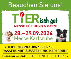 Tierheim Karlsruhe auf der TIERisch gut - Haustiermesse 28.09.2024 & 29.09.2024
